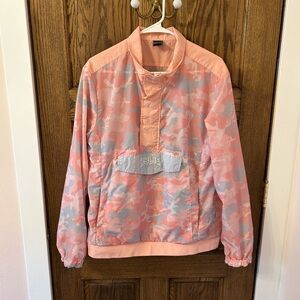 Kylie Jenner The Kylie Shop Candy Pink Camo Anorak Windbreaker Jacket Medium